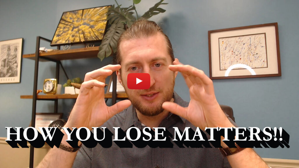 Building Confidence - even when things aren't Going Your Way: How You Lose Matters